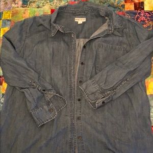 3x Ava & Viv denim button down shirt.